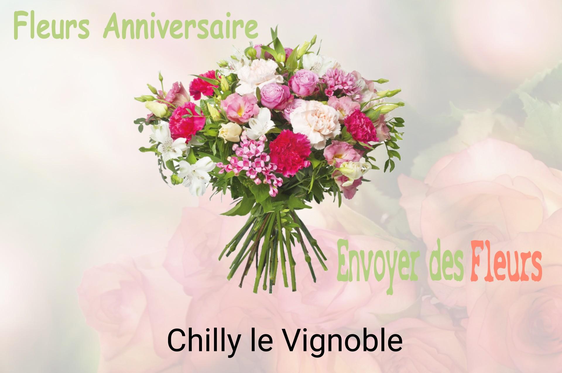 Bouquet de fleurs d’anniversaire livré à Chilly-le-Vignoble