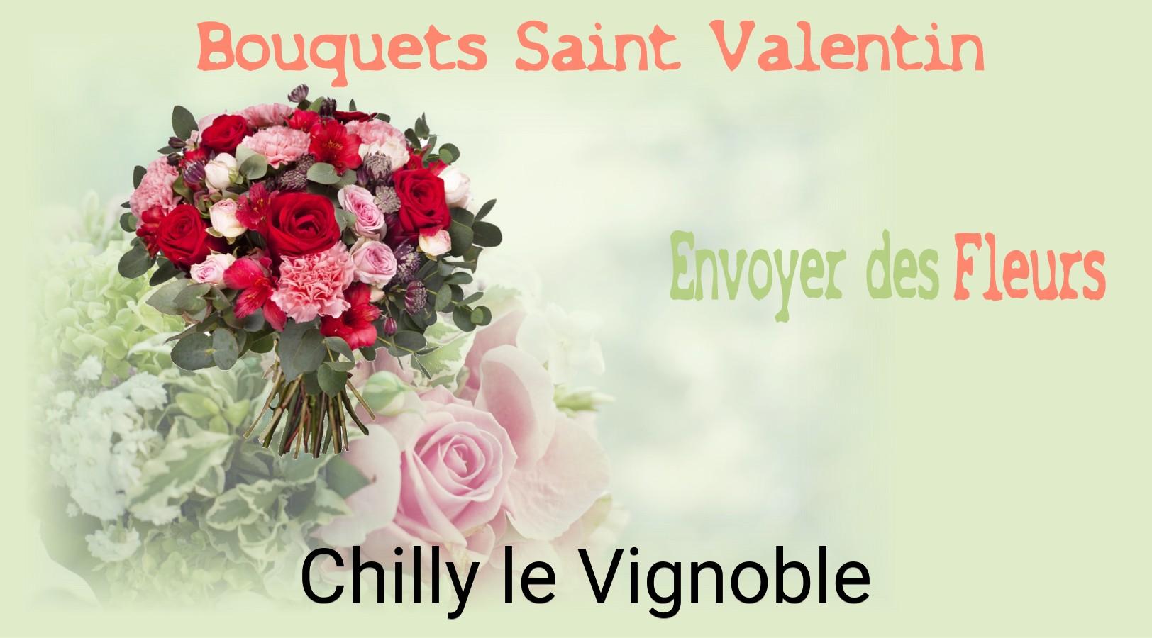 Roses de Saint-Valentin livrées à Chilly-le-Vignoble